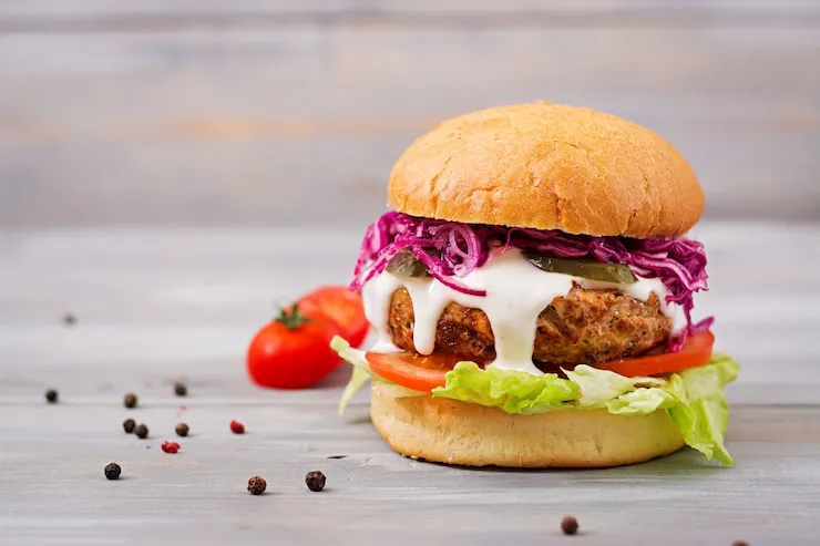 Aloo tikki burger