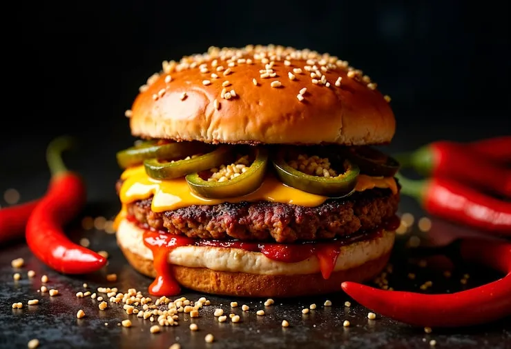 Crunchy freake burger